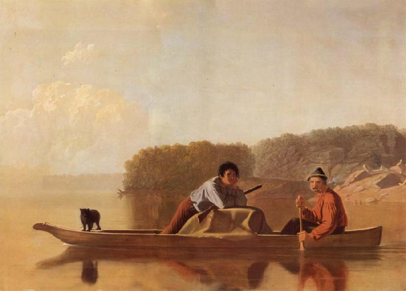 George Caleb Bingham Die Heimkehr der Trapper oil painting image